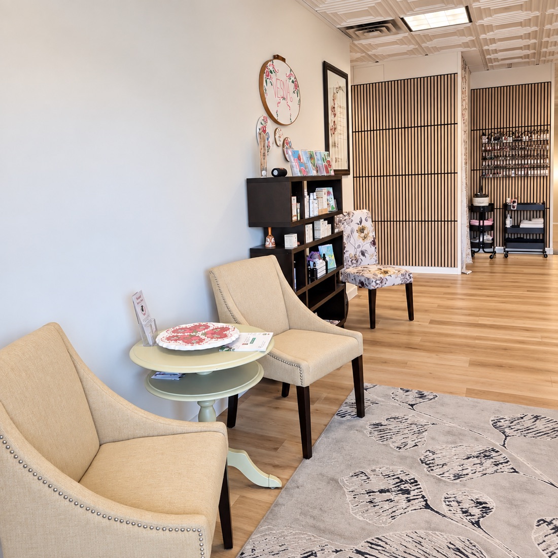 Our lounge at Vesna Beauty Spa